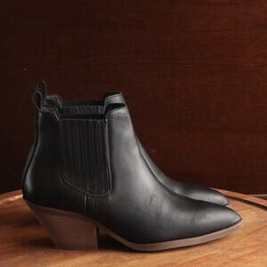 Patina Western Boots WMS‎ SZ 8 BLK Dakota Portland Leather Goods Coastal Cowgirl